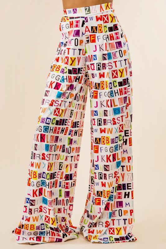 ABC Fun Teacher PALAZZO PANTS