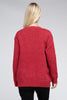 Melange Open Front Sweater Cardigan