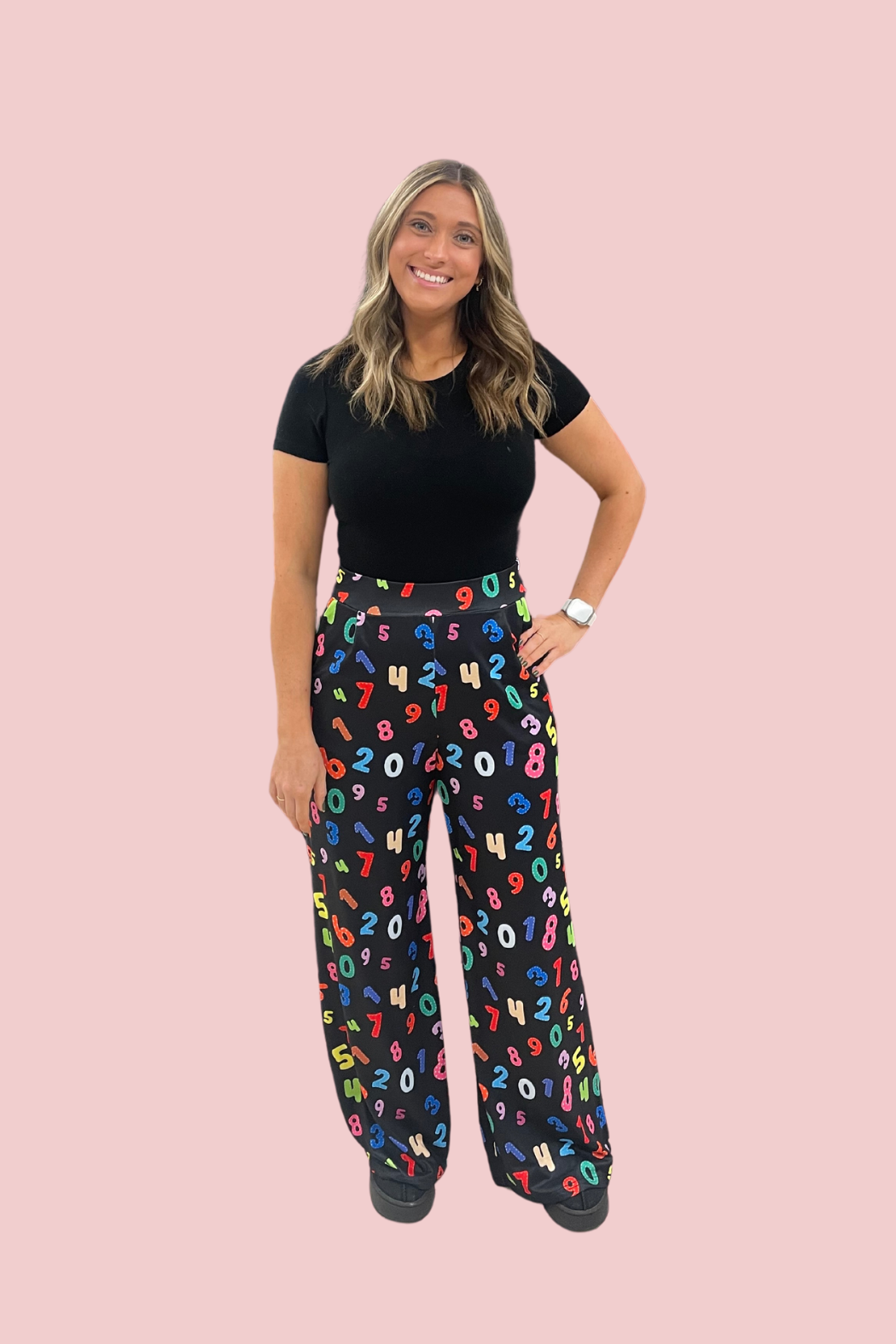 123 Fun Teacher PALAZZO PANTS