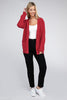 Melange Open Front Sweater Cardigan